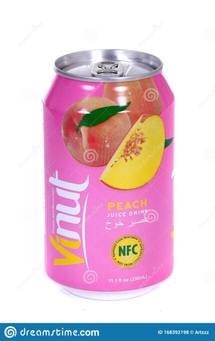 Boisson au jus de pêche Vinut