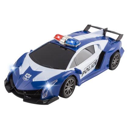 Jouet - Voiture de police RC super sport télécommandée avec phares