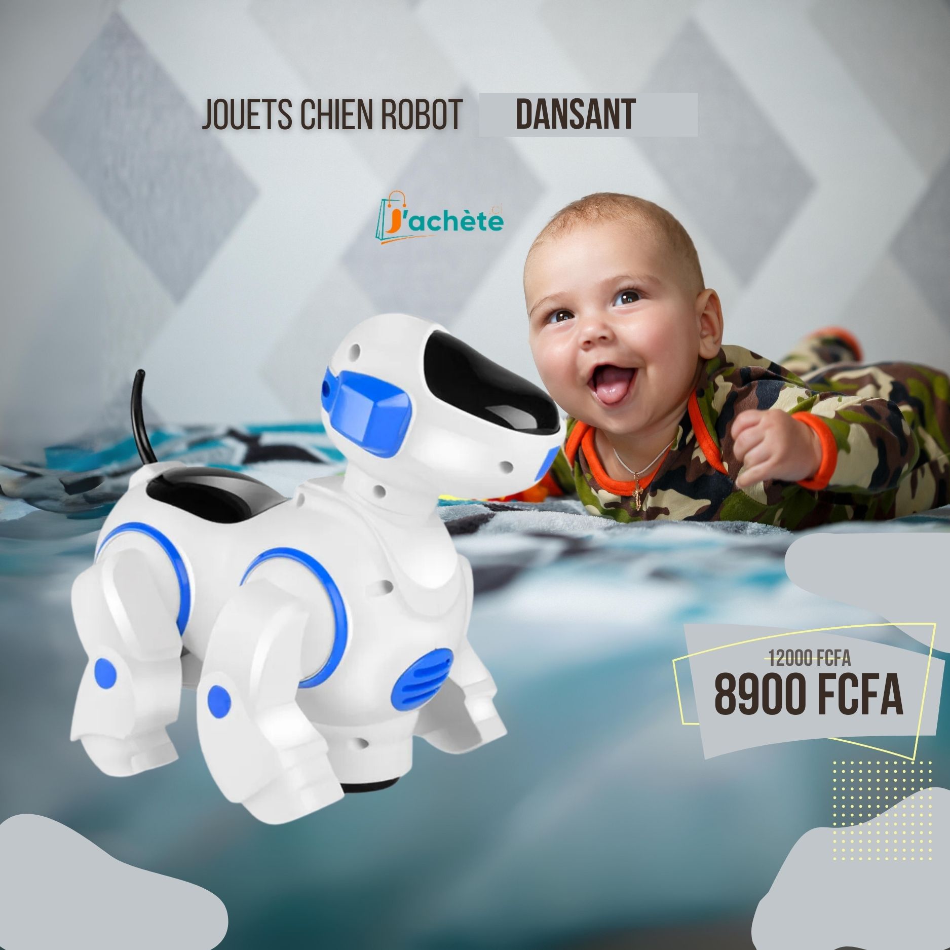 Universal - Pour les enfants dansant robot jouet LED clignotant