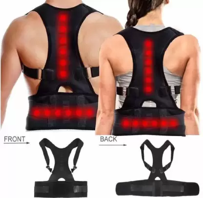 Real Doctors Plus Ceinture de soutien de posture pour le dos et l'abdomen  AQ93 Correcteur de posture (Noir) - Jachete CI