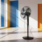 Ventilateur EJEFF Télécommandé Silencieux - 18'' –  70 W - Noir – Image 9