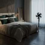 Ventilateur EJEFF Télécommandé Silencieux - 18'' –  70 W - Noir – Image 14