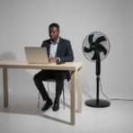 Ventilateur EJEFF Télécommandé Silencieux - 18'' –  70 W - Noir – Image 21