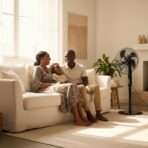 Ventilateur EJEFF Télécommandé Silencieux - 18'' –  70 W - Noir – Image 20