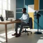 Ventilateur EJEFF Télécommandé Silencieux - 18'' –  70 W - Noir – Image 24