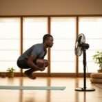 Ventilateur EJEFF Télécommandé Silencieux - 18'' –  70 W - Noir – Image 4