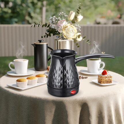 Cafetière Électrique en Acier Inoxydable