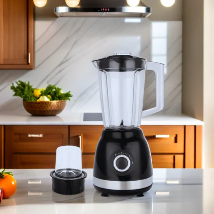 Blender Eskay 2-en-1 – Mixeur & Moulin avec Bol Incassable, 400W