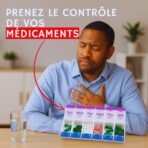 Boîte Pilulier Hebdomadaire AM/PM – Organisateur de Médicaments 2 Fois par Jour – Image 5