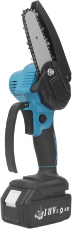 Mini Tronçonneuse, Tronçonneuse électrique Portable sans Fil de 12,7 Cm – Image 4