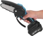 Mini Tronçonneuse, Tronçonneuse électrique Portable sans Fil de 12,7 Cm – Image 5
