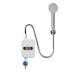 Chauffe-Eau Électrique Instantané avec Douchette - Eau Chaude en 3 Secondes