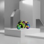 Moto Télécommandée Stunt XBAOTEC 360° avec Lumières LED - Jouet RC pour Enfants – Image 6