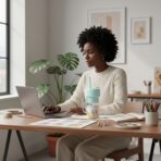 Mug en Verre Design AquaChic Luxe avec Couvercle et Paille – Image 10