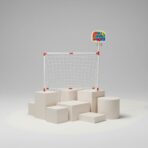Set de Sport 2-en-1 pour Enfant : But de Foot et Panier de Basket – Image 2