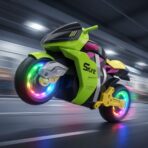 Moto Télécommandée Stunt XBAOTEC 360° avec Lumières LED - Jouet RC pour Enfants – Image 7