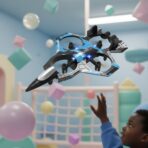 Drone Avion de Chasse SkyHunter - Quadricoptère RC avec 2 Batteries & Lumières LED – Image 5