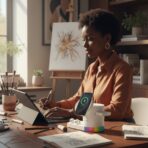 Station de Recharge Sans Fil 3-en-1 avec Lumière d'Ambiance RGB – Image 6