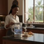 Bouilloire Électrique en Verre Sonifer | Design Luxueux avec Lumière LED Bleue – Image 2