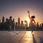 Set de Sport 2-en-1 pour Enfant : But de Foot et Panier de Basket – Image 3