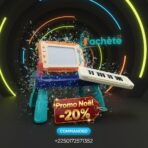 Tableau de Dessin Magnétique et Orgue Électronique 2-en-1 pour Enfants – Image 9