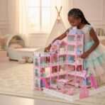 Maison de Poupée 'Château de Princesse' - Grande Villa de Rêve avec Meubles et Accessoires – Image 5