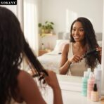 Brosse Lissante Chauffante SOKANY - Lissage Professionnel Rapide et Anti-Frisottis – Image 4