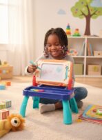 Tableau de Dessin Magnétique et Orgue Électronique 2-en-1 pour Enfants – Image 2