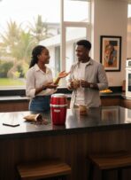 Moulin à Café et Épices Électrique Haley - Rouge Métallique – Image 2