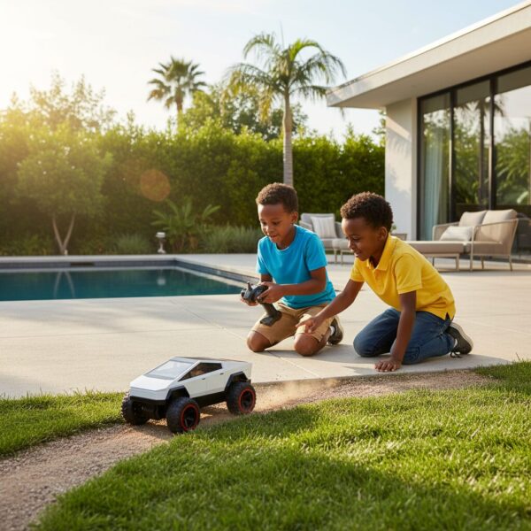 Voiture Télécommandée Monster Truck Style Cybertruck - L'Aventure Tout-Terrain