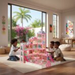 Maison de Poupée 'Château de Princesse' - Grande Villa de Rêve avec Meubles et Accessoires