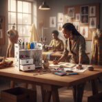 Organisateur de Bureau et Maquillage 'Sérénité Organisée' - Rangement Cosmétique avec Tiroirs – Image 5