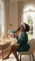 Sèche-cheveux Professionnel KEHEY - Séchage Rapide et Brillance - Vert Émeraude – Image 6