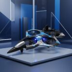 Drone Avion de Chasse SkyHunter - Quadricoptère RC avec 2 Batteries & Lumières LED – Image 3