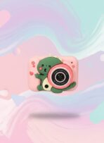 Appareil Photo Numérique pour Enfants - Design Dinosaure Rose