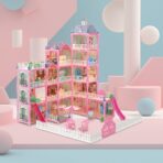 Maison de Poupée 'Château de Princesse' - Grande Villa de Rêve avec Meubles et Accessoires – Image 2