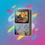 Console de Jeu Portable Rétro G5 - 500 Jeux Intégrés - Design Street Art – Image 2