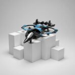 Drone Avion de Chasse SkyHunter - Quadricoptère RC avec 2 Batteries & Lumières LED – Image 4