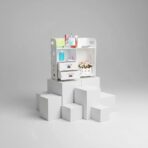 Organisateur de Bureau et Maquillage 'Sérénité Organisée' - Rangement Cosmétique avec Tiroirs – Image 3