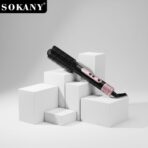 Brosse Lissante Chauffante SOKANY - Lissage Professionnel Rapide et Anti-Frisottis – Image 3