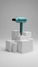 Sèche-cheveux Professionnel KEHEY - Séchage Rapide et Brillance - Vert Émeraude – Image 3