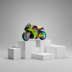 Moto Télécommandée Stunt XBAOTEC 360° avec Lumières LED - Jouet RC pour Enfants – Image 2