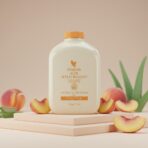 Forever Aloe Bits N' Peaches® | Boisson Bien-être à la Pulpe d'Aloe Vera et Pêche (1 Litre) – Image 2