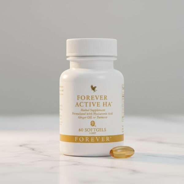 Forever Active HA - Complément à l'Acide Hyaluronique, Gingembre et Curcuma pour Articulations et Peau