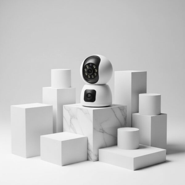 Caméra de Surveillance Intérieure Wi-Fi HD 360° - Gardien Connecté