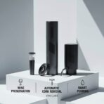 4 en 1 avec tire-bouchon électrique, aérateur et verseur rechargeables, coupe-capsule et bouchon à vide – Image 6