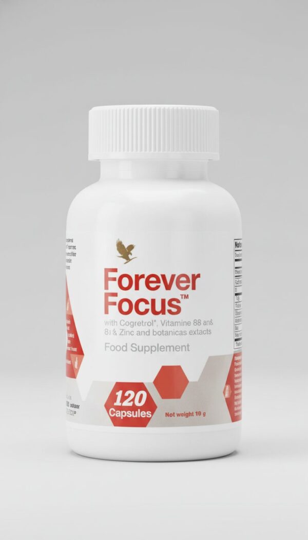 Forever Focus - Complément Alimentaire pour la Concentration et la Clarté Mentale - 120 Gélules