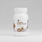 Forever Garlic-Thyme - 100 Gélules | Puissant Duo Ail et Thym pour la Santé