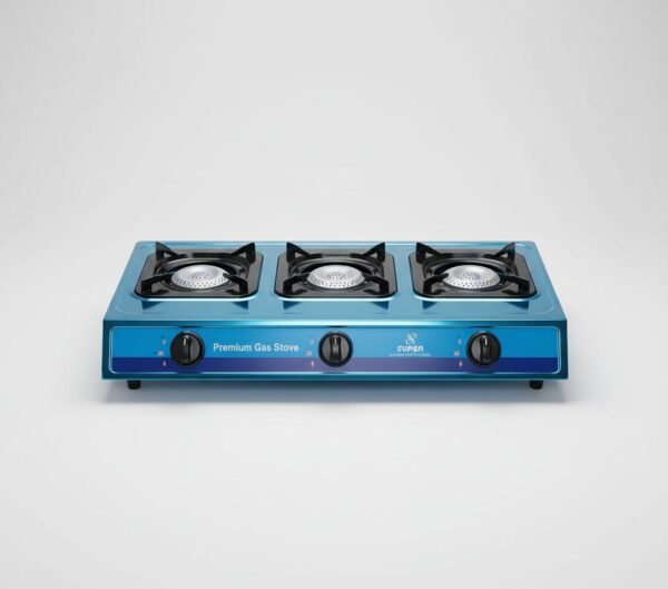 Gazinière à Gaz SUPER 3 Feux - Premium avec Allumage Automatique