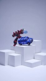 Voiture Robot Transformable WARRIOR - Jouet Électrique 2-en-1 avec Sons et Lumières – Image 2
